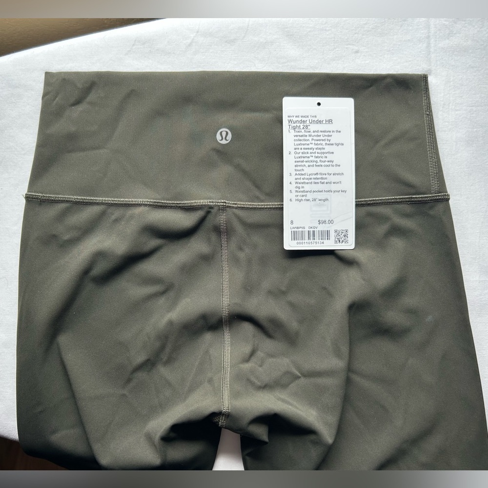 lululemon athletica Women’s Wunder Under HR Tight 28” size 8